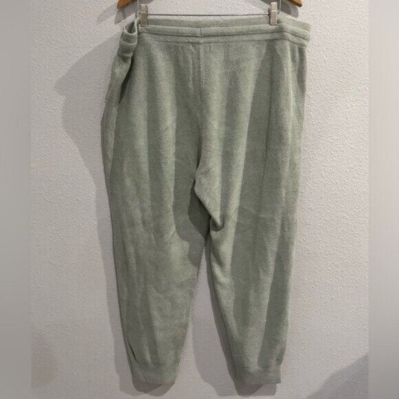 Barefoot Dreams Cozychic Ultra Lite Knit Lounge Athleisure Soft Neutral Joggers - Picture 7 of 8